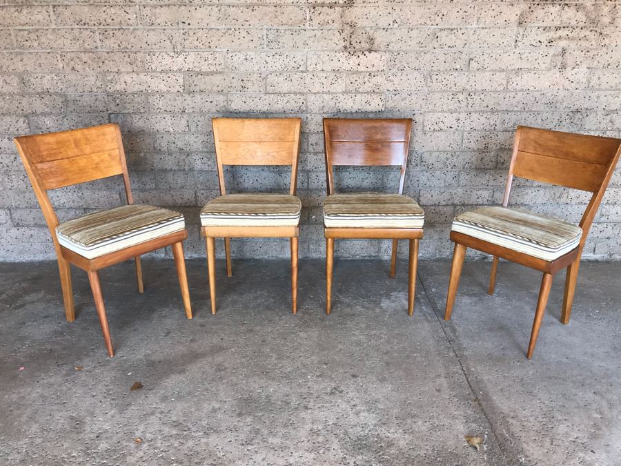 JUST ADDED - Set Of (4) Heywood-Wakefield Mid-Century Chairs [Photo 5]