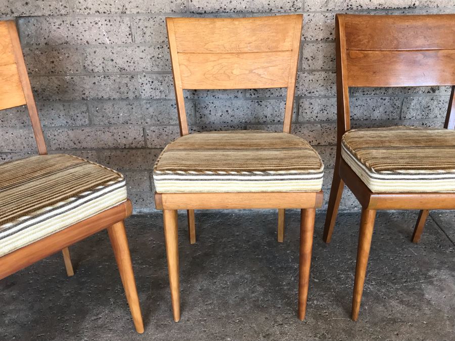 JUST ADDED - Set Of (4) Heywood-Wakefield Mid-Century Chairs [Photo 9]