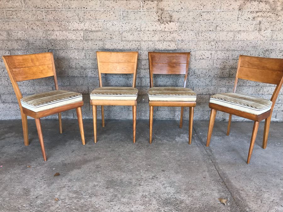 JUST ADDED - Set Of (4) Heywood-Wakefield Mid-Century Chairs [Photo 6]