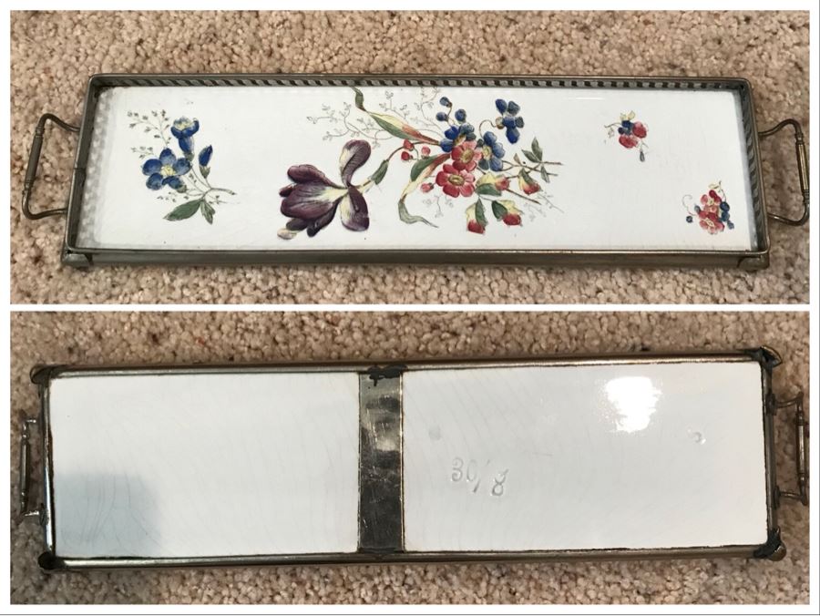 Hand Painted Porcelain Tray [Photo 1]