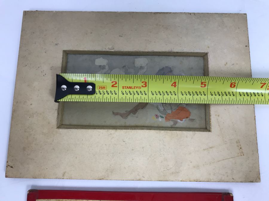 JUST ADDED - Pair Of Original Small Mid-Century Paintings [Photo 13]