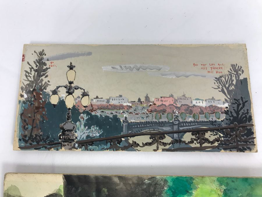 JUST ADDED - Pair Of Original Small Paintings [Photo 7]