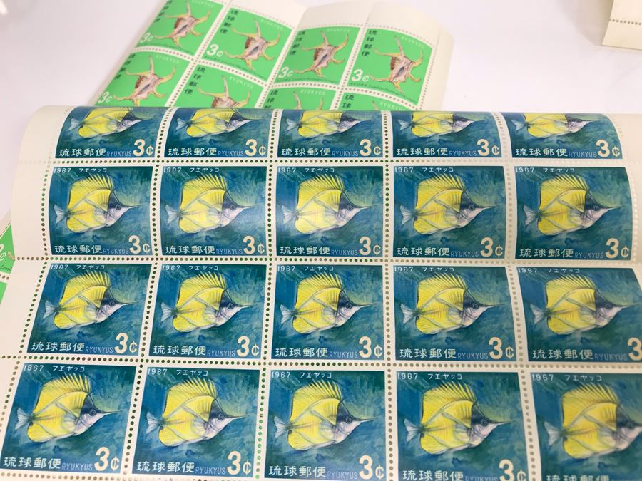JUST ADDED - Collection Of Mint Sheets Of Ryukyu Islands Stamps [Photo 6]