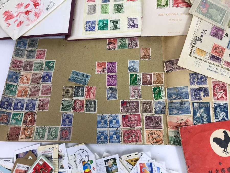 JUST ADDED - Stamp Collection Mainly Asian Stamps And Stamp Books - See Photos [Photo 19]
