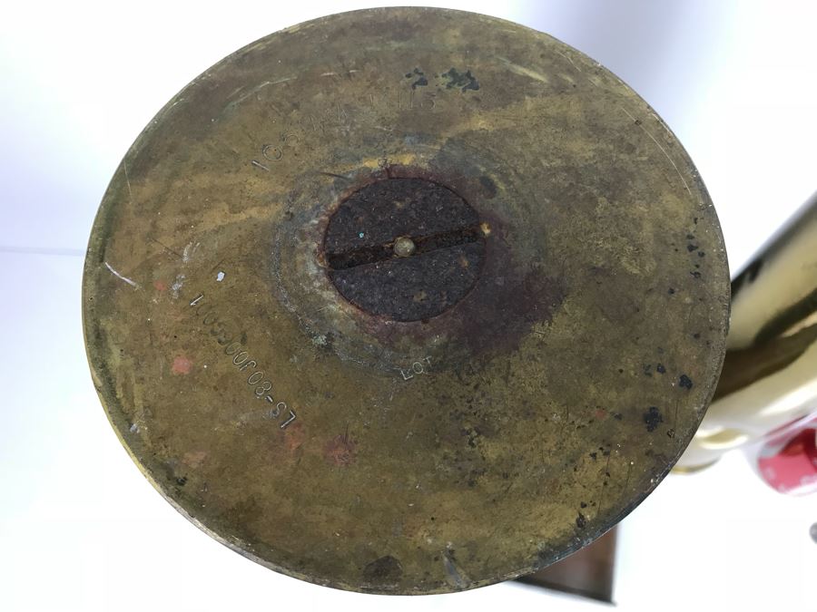 JUST ADDED - Set Of (3) Artillery Ammunition Shells Trench Art - Convert To Planter Or Ashtray [Photo 11]
