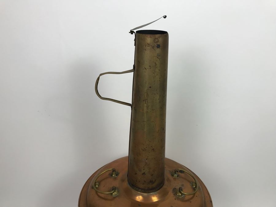 JUST ADDED - Vintage Mongolian Copper Hot Pot Chinese Heated By Charcoal [Photo 4]