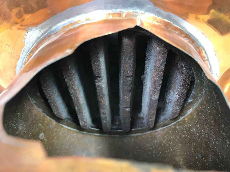 JUST ADDED - Vintage Mongolian Copper Hot Pot Chinese Heated By Charcoal [Photo 15]