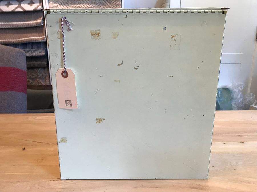 Vintage Metal MARXBRUSH Advertising Brushes Store Display With Slant Glass Front 13'W x 6'D x 14.5'H [Photo 5]