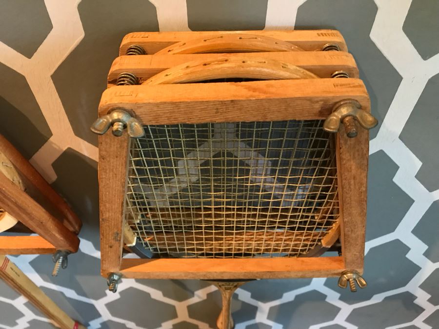 Set Of (3) Vintage Badminton Rackets [Photo 3]