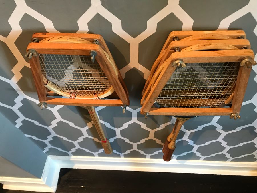 Set Of (3) Vintage Badminton Rackets [Photo 2]