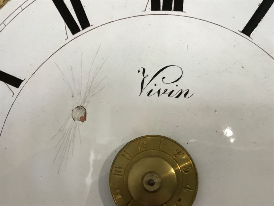 Antique French Grandfather Clock 14.5'W x 12'D x 95.5'H [Photo 9]