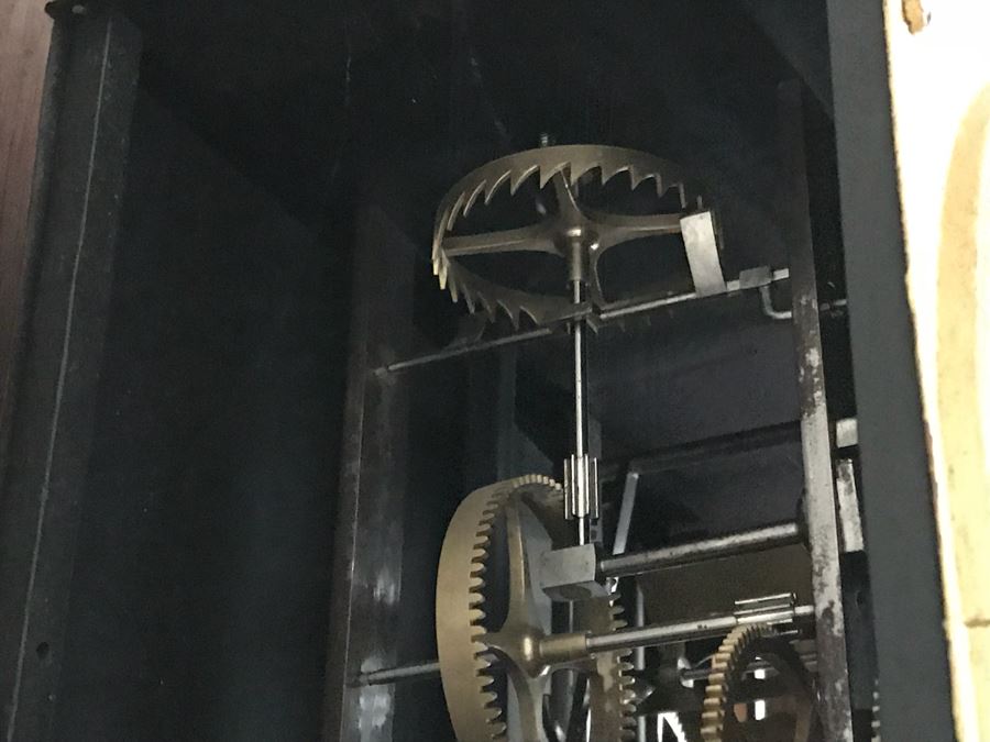 Antique French Grandfather Clock 14.5'W x 12'D x 95.5'H [Photo 32]