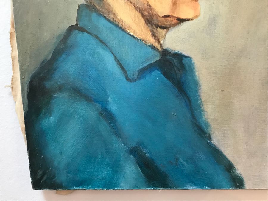 Vintage Original Oil Painting Portrait 18' X 22' [Photo 5]