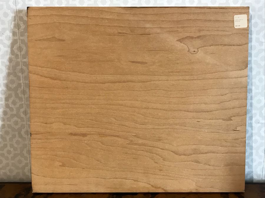 Nautical Photographic Print On Wooden Board Of Old Time Sailor With Cigar Reading 17' X 14.5' [Photo 9]