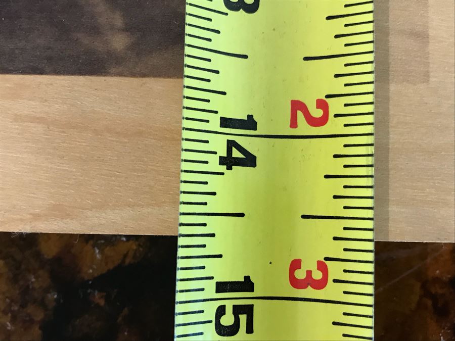 Nautical Photographic Print On Wooden Board Of Old Time Sailor With Cigar Reading 17' X 14.5' [Photo 11]