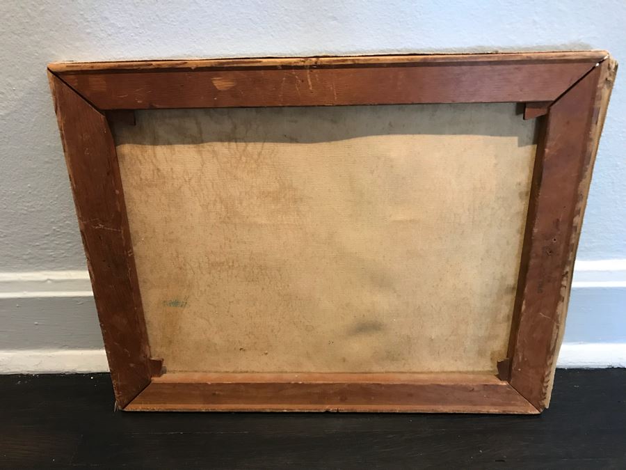 Vintage Original Nautical Painting Signed Lower Right 20' X 16' [Photo 7]