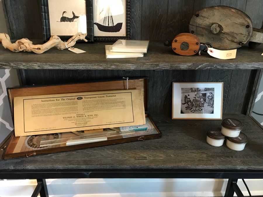 Medicine Cabinet Style Wood And Metal Cabinet With Glass Front Doors And Glass Sides For Nice Lighting (Sold Empty) 44.5'W x 15.5'D x 69'H [Photo 10]