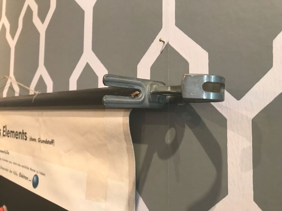 Vintage 1954 German Scientific Atoms School Learning Chart By Dr. Te Neues & Co 33' x 46' [Photo 12]