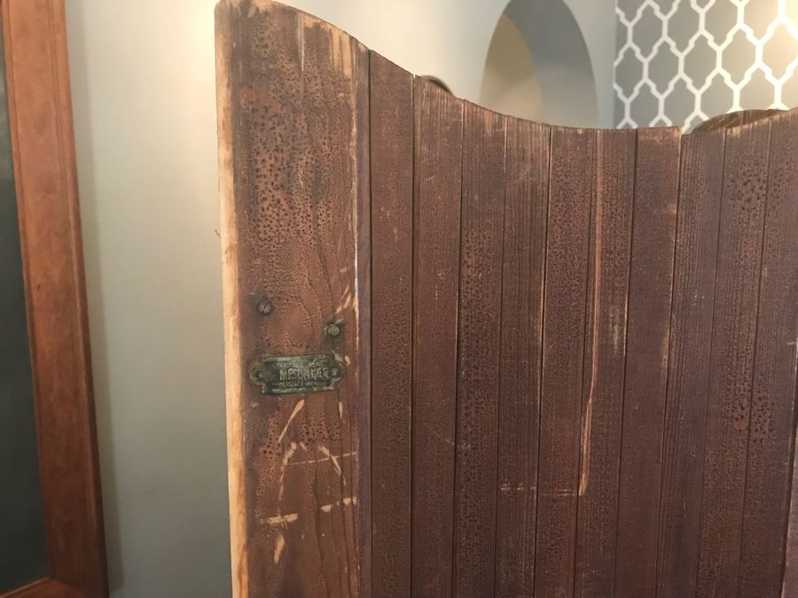 Vintage Accordian Adjustable Screen Room Divider 70.5' H x 78'W [Photo 8]