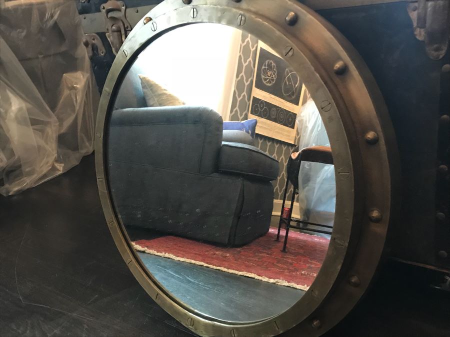 Brass Porthole Mirror Retails $350 [Photo 5]