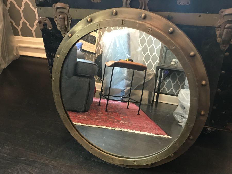 Brass Porthole Mirror Retails $350 [Photo 2]
