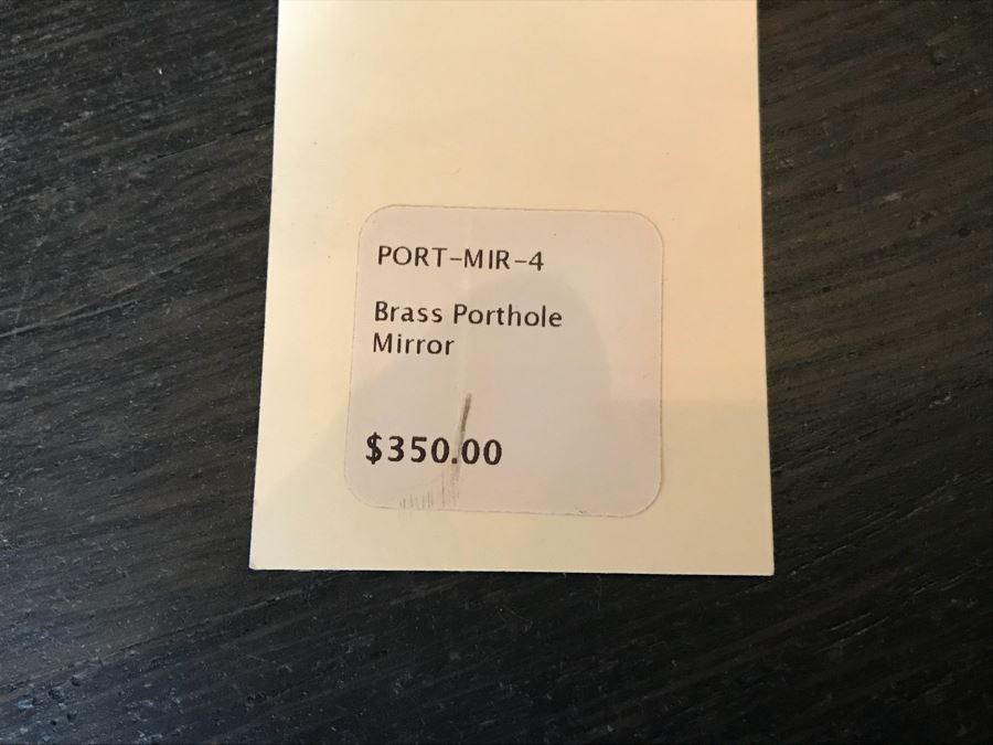 Brass Porthole Mirror Retails $350 [Photo 7]