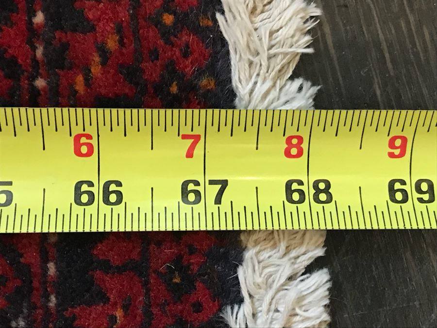 Vintage Hand Knotted Wool Persian Rug 37' X 68' [Photo 14]