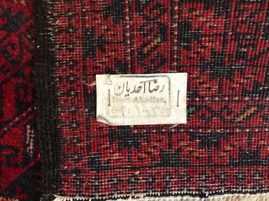 Vintage Hand Knotted Wool Persian Rug 37' X 68' [Photo 2]