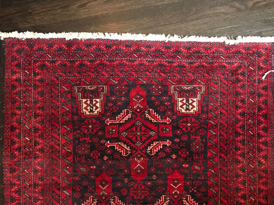 Vintage Hand Knotted Wool Persian Rug 37' X 68' [Photo 12]