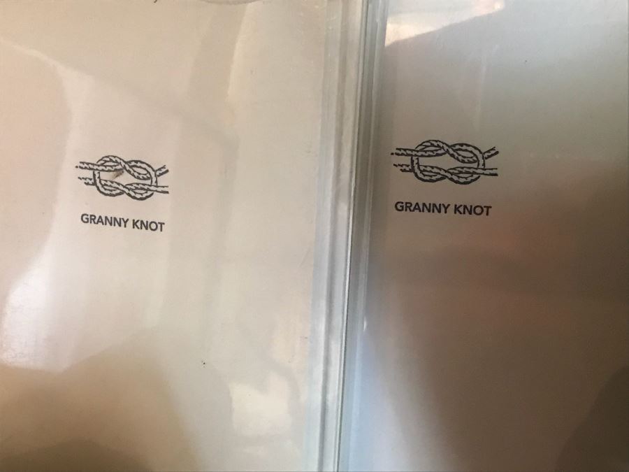 Large Nautical Ship's Pulley, Small Pulley, Plumb Bob And Pair Of New Knot Themed Card Sets Retails Value $250+ [Photo 11]