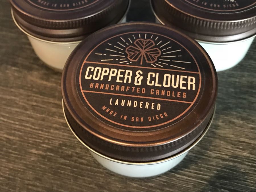 Set Of (4) New Swedish Dream Sea Salt Candles And (3) Copper & Clover Candles Retail $132 [Photo 4]