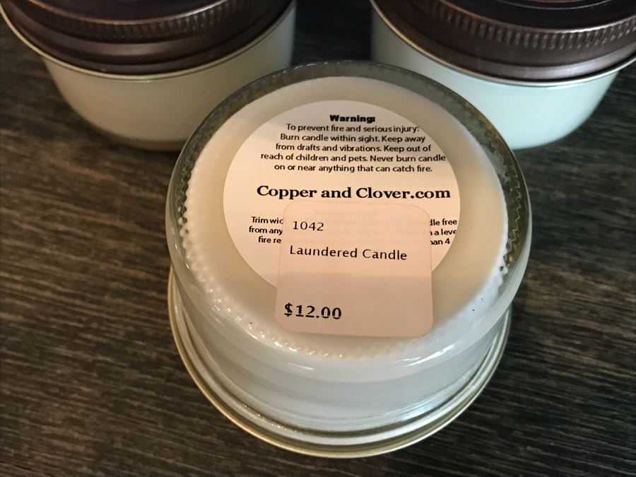 Set Of (4) New Swedish Dream Sea Salt Candles And (3) Copper & Clover Candles Retail $132 [Photo 10]