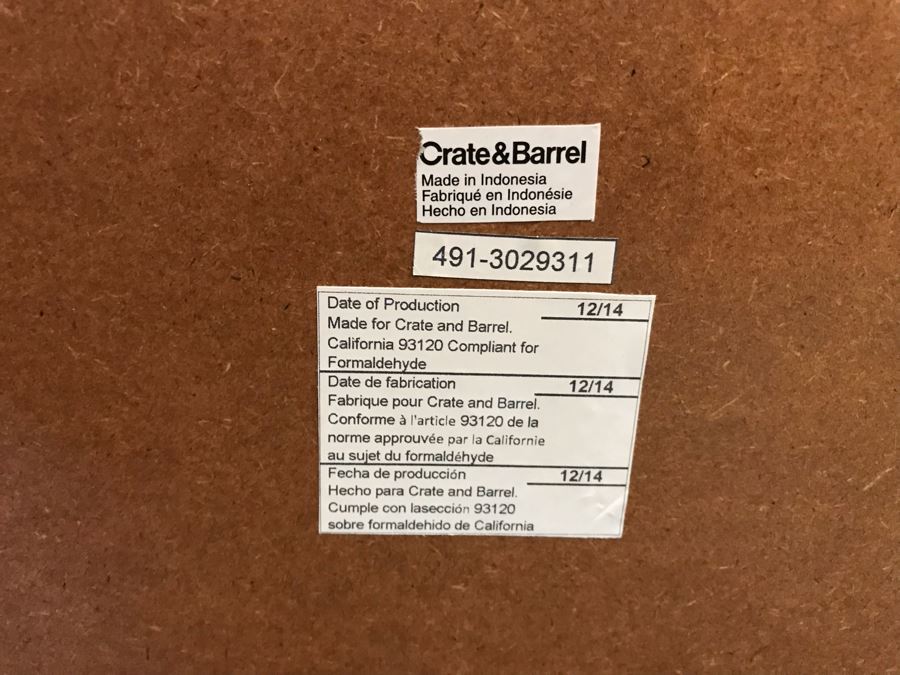 Crate & Barrel Wall Mirror With Rope For Hanging 30' X 30' [Photo 9]