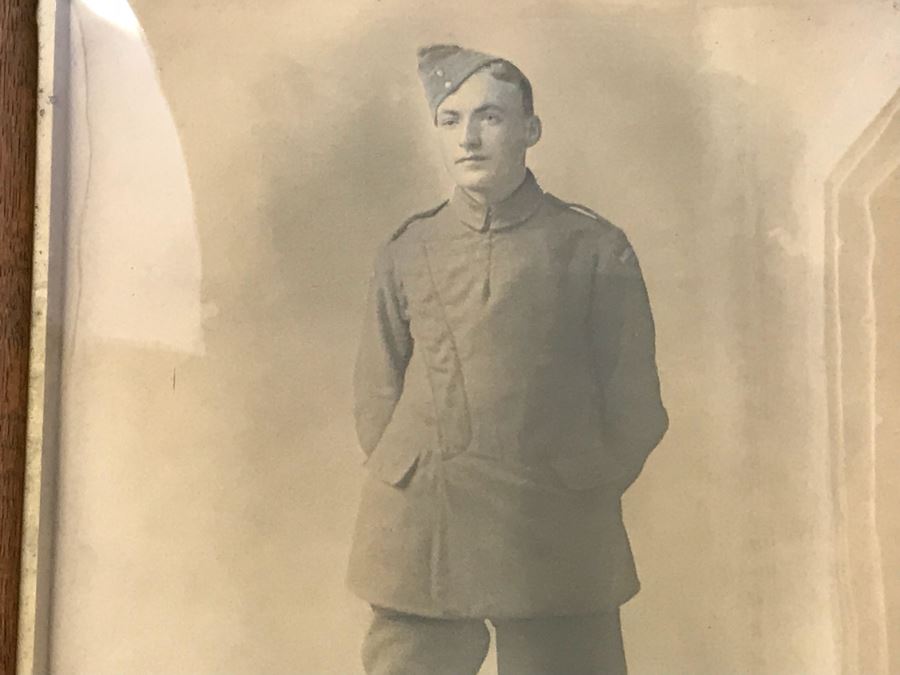 Vintage Framed Military Photograph 19' X 23' [Photo 3]