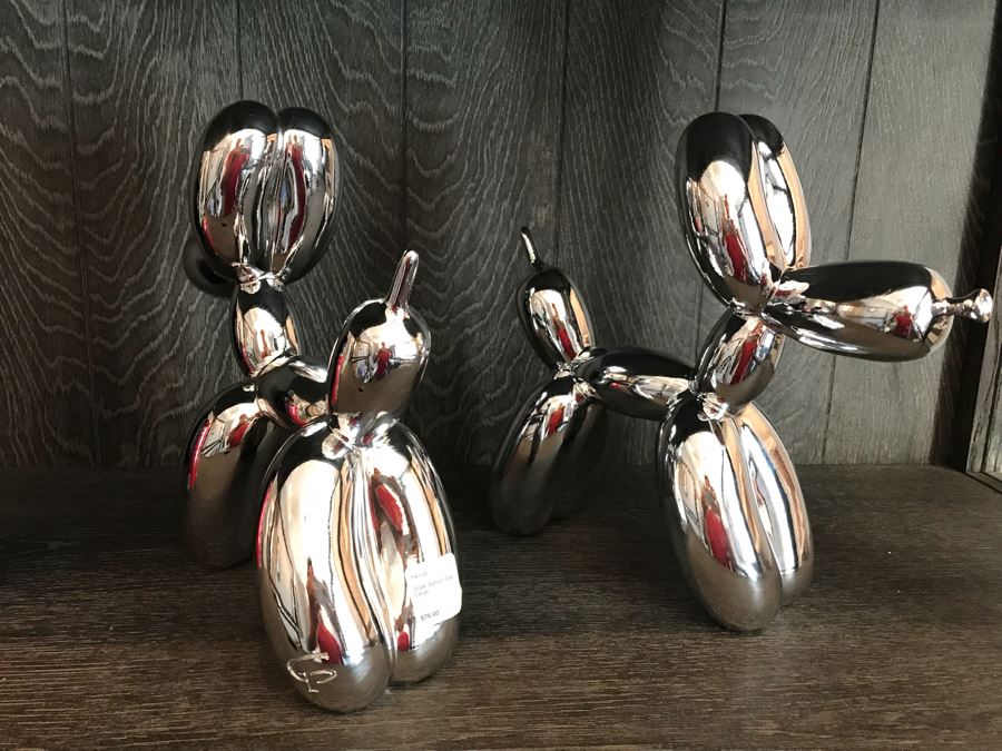 Pair Of Metal Balloon Dogs [Photo 6]