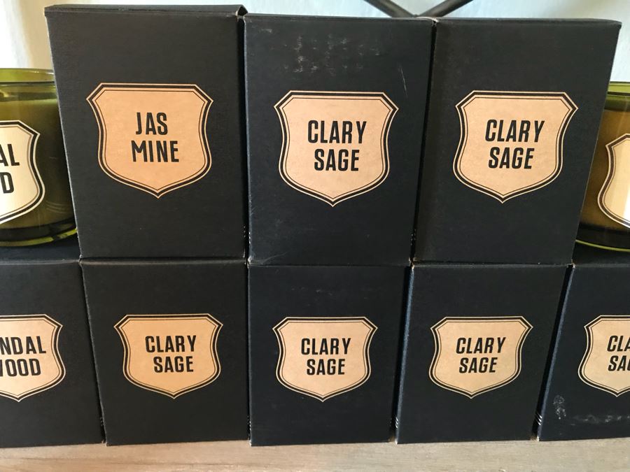 Set Of (8) New Izola Vegetable Wax Candles Retail $280 [Photo 3]