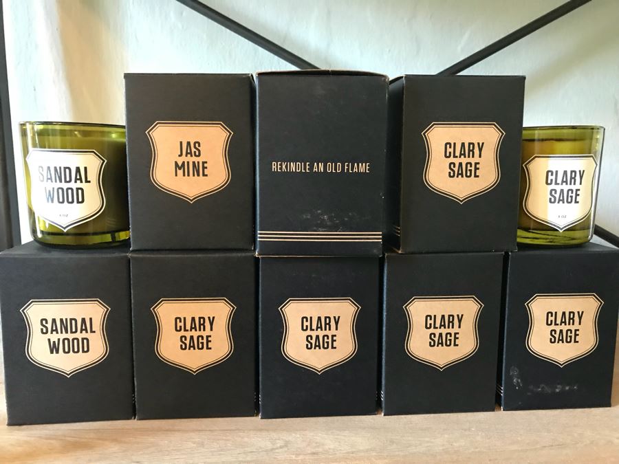 Set Of (8) New Izola Vegetable Wax Candles Retail $280 [Photo 6]