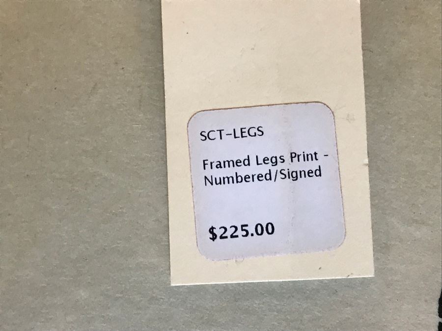 Pair Of Limited Edition Framed Legs Prints Hand Signed Retail $450 [Photo 8]