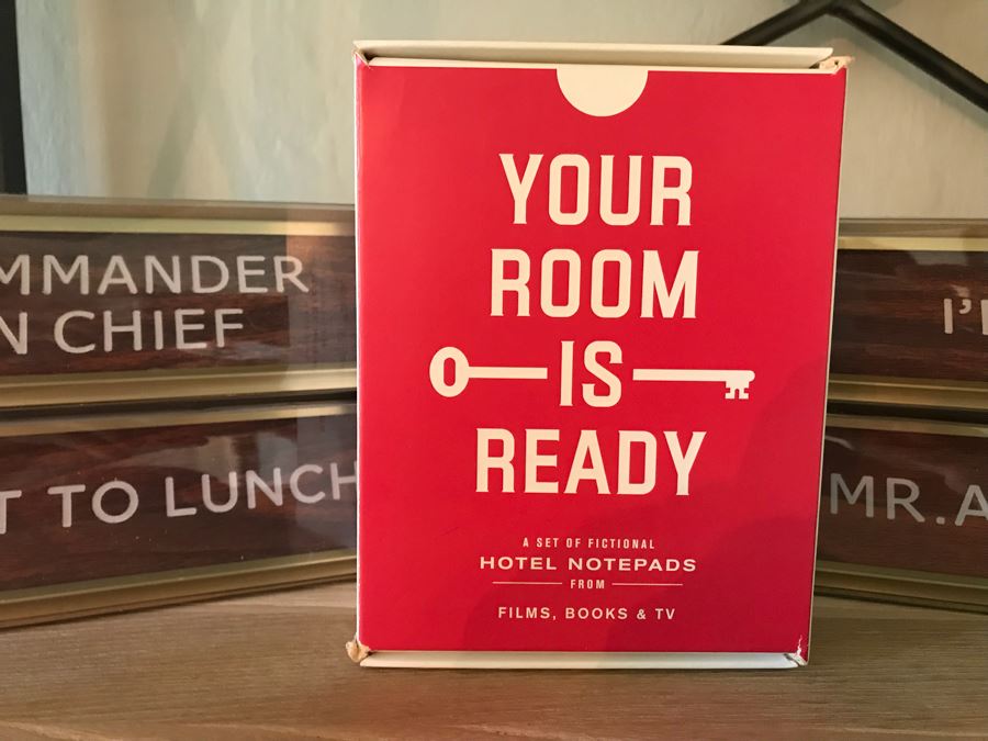 New Hotel Notepads And (4) Desk Wedge Nameplates [Photo 4]