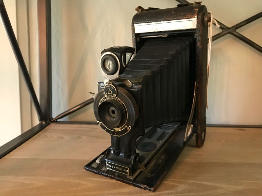 Vintage No 3-A Kodak Jr Bellows Film Camera