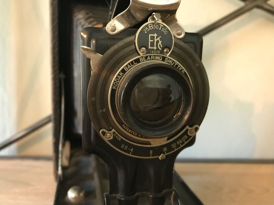 Vintage No 3-A Autographic Kodak Jr Bellows Film Camera [Photo 2]