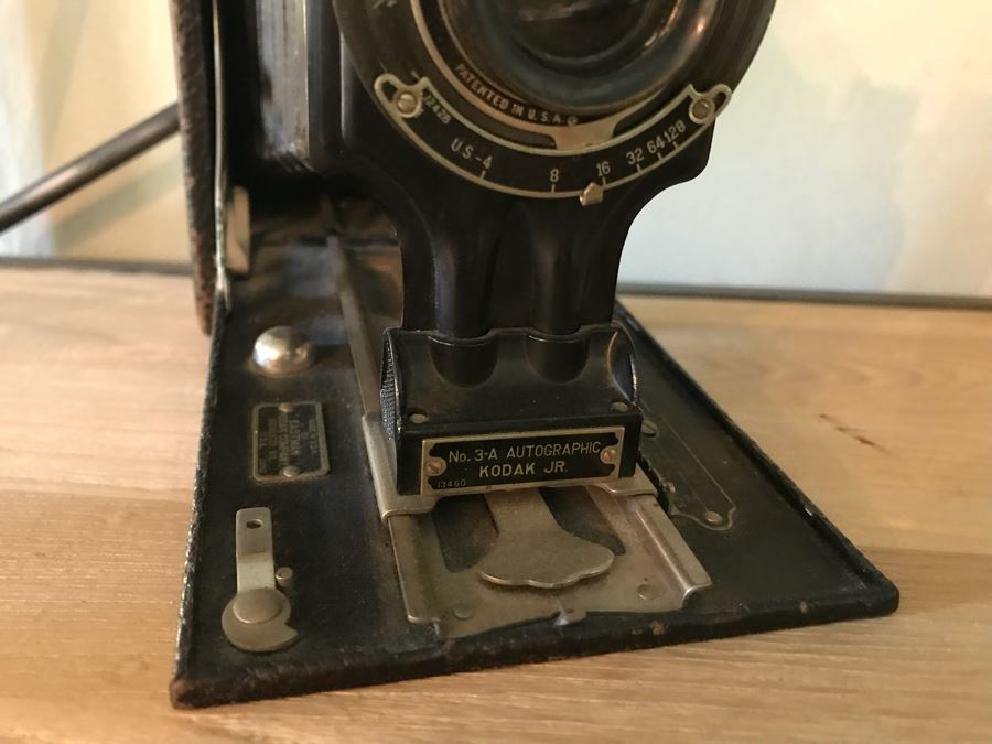 Vintage No 3-A Autographic Kodak Jr Bellows Film Camera [Photo 3]