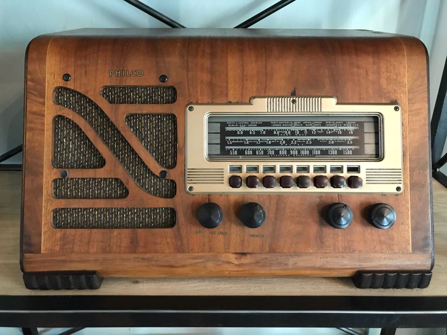 Vintage PHILCO Tube Radio Built To Receive Television Sound Needs Servicing [Photo 5]