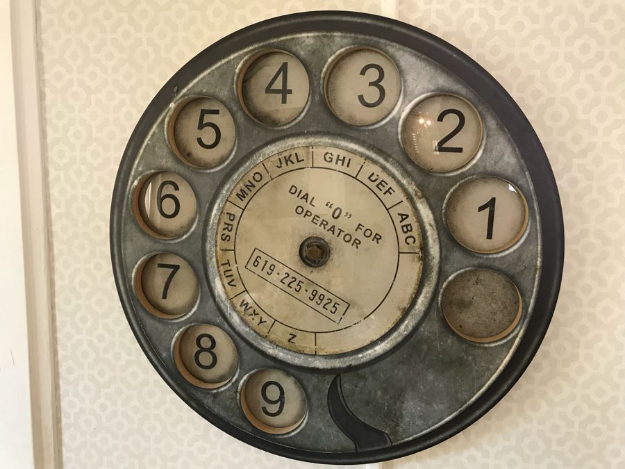 Wall Mounted Decorative Reproduction Rotary Dial Artwork [Photo 1]