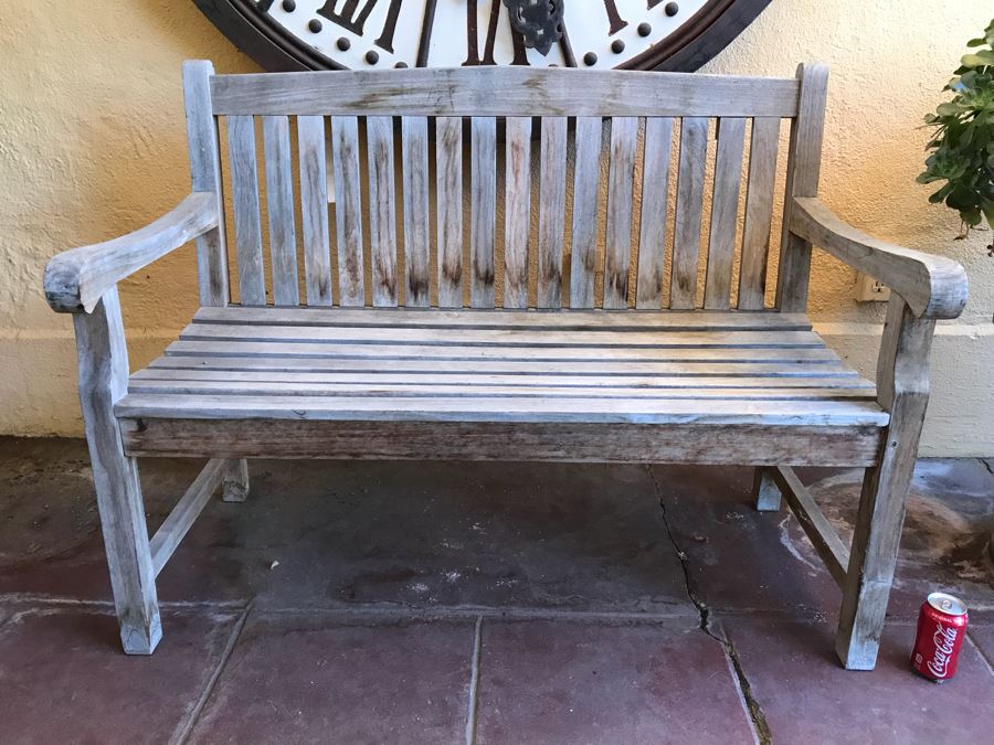 Teak Outdoor Bench [Photo 2]