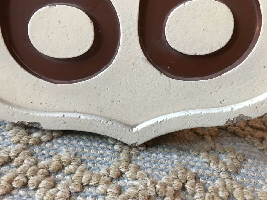 HEAVY Route 66 Concrete Sign Plaque With (4) Screw Mounts In Back [Photo 6]