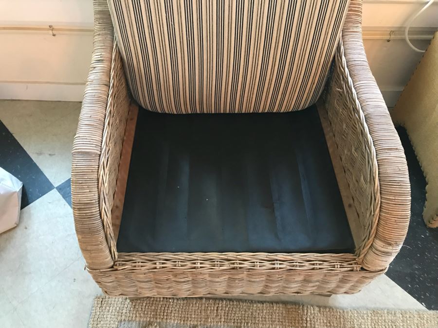 Woven Wicker Armchair Retail $475 [Photo 12]