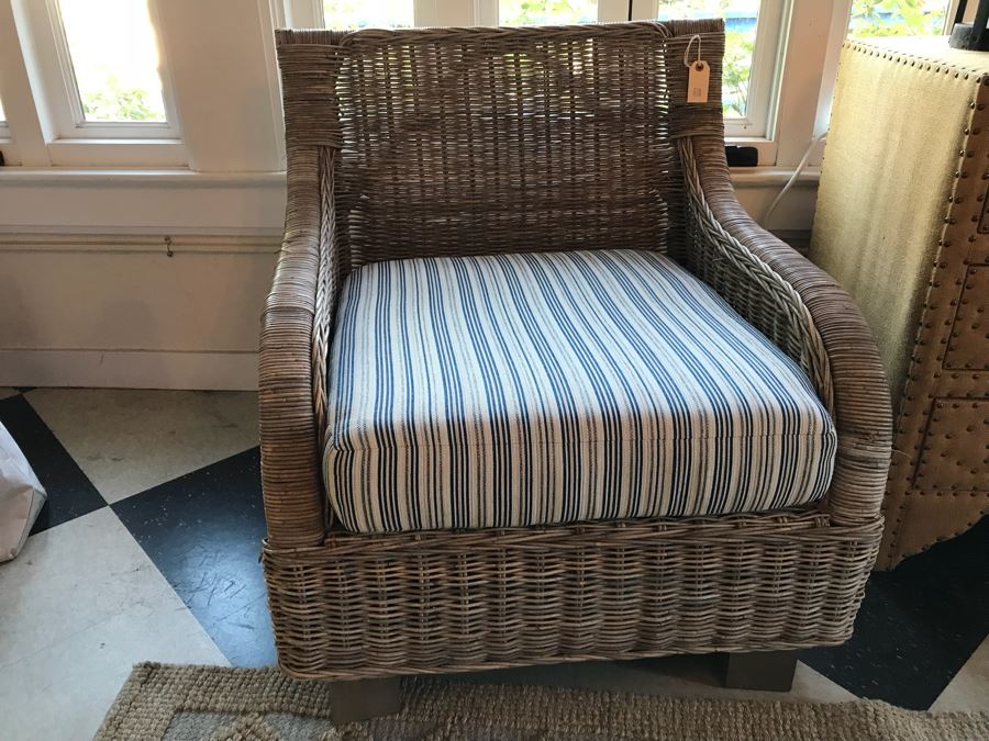 Woven Wicker Armchair Retail $475 [Photo 5]