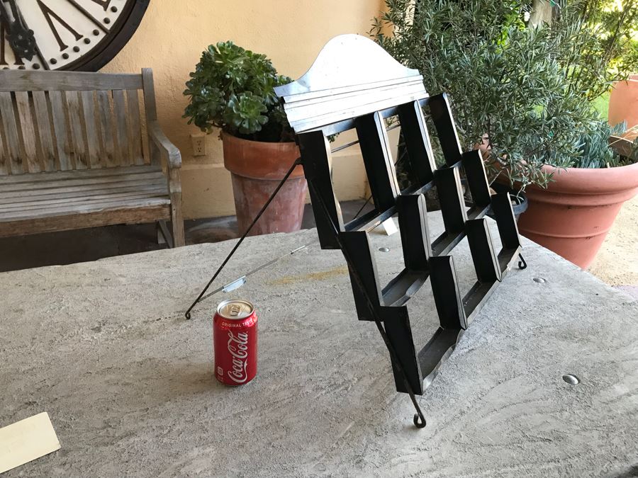 Vintage Advertising Selig Brothers San Francisco's Leading Wholesale Tailors Metal Display Rack [Photo 5]