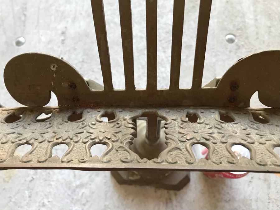 Vintage Brass Lyre Music Display Stand [Photo 10]